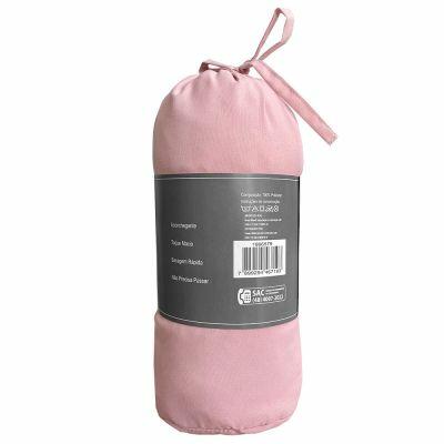 Lençol Avulso Queen Com Elástico 158x198 Rose Diagonal