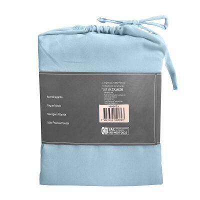 Jogo de Fronha 2 Peças 0,50x0,70m Azul Diagonal