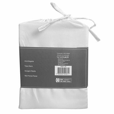 Jogo de Fronha 2 Peças 0,50x0,70m Branco Diagonal