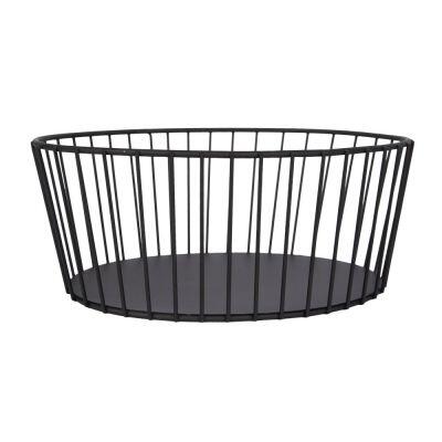Fruteira de Mesa Ferro 26x22cm Preto Casa&Ideia Fruteira de Mesa Ferro 26x22cm Preto Casa&Ideia
