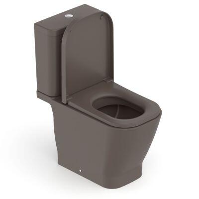 Kit Vaso Sanitário com Caixa Acoplada Acionamento Duplo 3/6L Gap Café Incepa