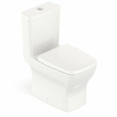 Kit Vaso Sanitário com Caixa Acoplada Boss Acionamento Duplo 3/6L Branco Matte Incepa