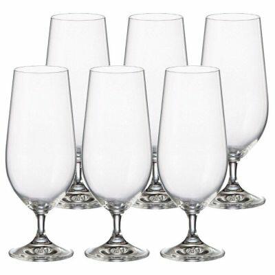 Jogo de Ta&ccedil;as 6 Pe&ccedil;as para Cerveja Martina 395ml Bohemia