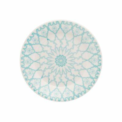 Jogo de Jantar 20 Peças Mandala Azul e Branco Oxford Jogo de Jantar 20 Peças Mandala Azul e Branco Oxford