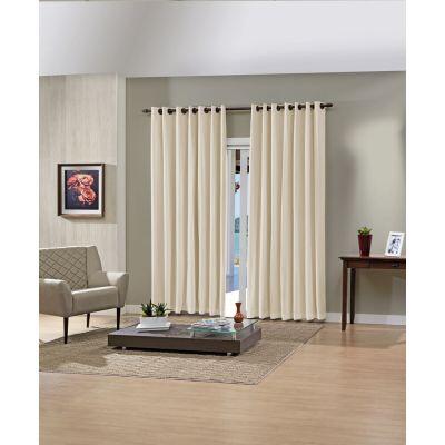 Blackout Poliéster Areia 2,60m x 1,70m Bella Janela