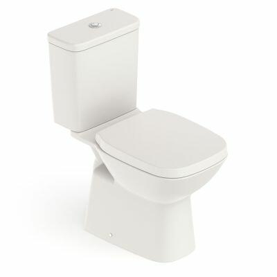 Kit Vaso Sanitário com Caixa Acoplada Debba Classic Acionamento Duplo 3/6L Beige Roca