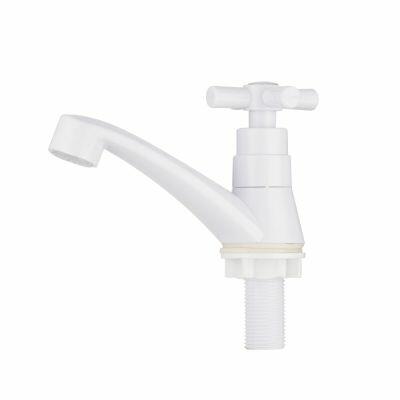 Torneira Lavatorio Baixa ABS Branco Hidrofama