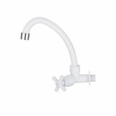 Torneira de Parede ABS C31 Cozinha Branco Hidrofama