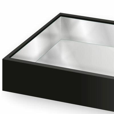 Bandeja Espelhada 20x35cm Preto Diagonal Bandeja Espelhada 20x35cm Preto Diagonal