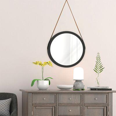 Espelho Adnet com Moldura 40cm Preto Diagonal