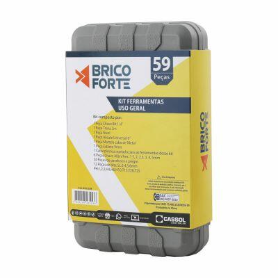 Kit Ferramentas 59 Peças Brico Forte