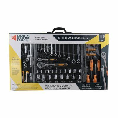 Kit Ferramentas 110 Peças Brico Forte