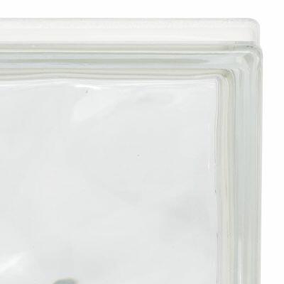 Tijolo Vidro 19x19x8cm Cloudy Clear Incolor Vitraltec Tijolo Vidro 19x19x8cm Cloudy Clear Incolor Vitraltec