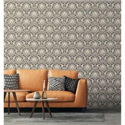 Rolo Adesivo Contact Arabesco 0,45x2m Preto e Branco Plavitec Rolo Adesivo Contact Arabesco 0,45x2m Preto e Branco Plavitec