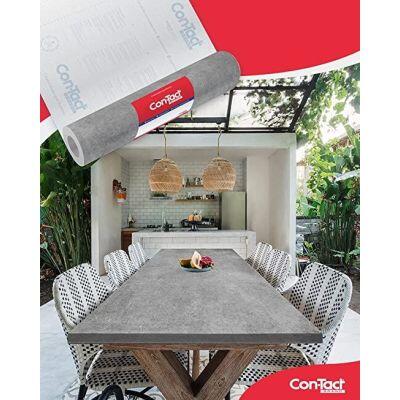 Rolo Adesivo Contact Cimento Queimado 0,45x2m Cinza Concreto Plavitec Rolo Adesivo Contact Cimento Queimado 0,45x2m Cinza Concreto Plavitec