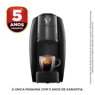 Cafeteira Espresso Lov Preto - TRES 3 Corações Cafeteira Espresso Lov Preto - TRES 3 Corações