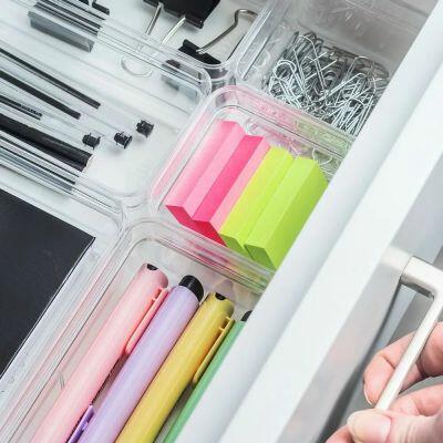 Organizador de Gaveta Clear Acrílico 7,5x7,5x5,6cm Transparente Martiplast