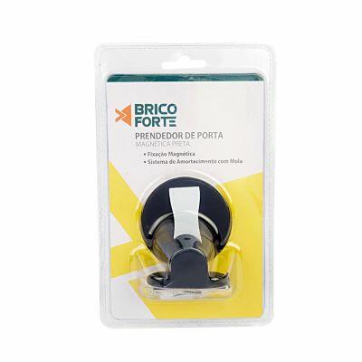 Prendedor Porta Magnético Preto Piso Brico Forte Prendedor Porta Magnético Preto Piso Brico Forte