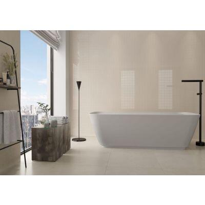 Porcelanato Distrito White Retificado Natural 80x80 Portinari
