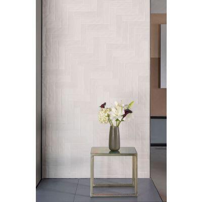 Revestimento Parede Prisma Off White Retificado Mate 7x25 Eliane