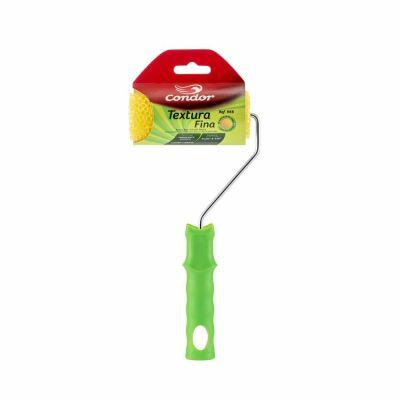 Rolo Para Textura Fina 9,0cm Amarelo Condor Pincéis