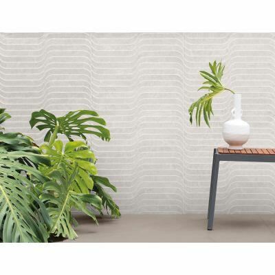 Porcelanato Moonlight Stream Off White Retificado Natural 60x120 Portobello