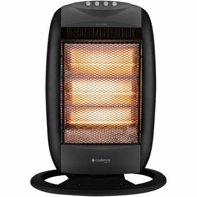 Aquecedor Ambiente Halogênio 1200w Aqc305 Preto Cadence