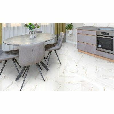 Piso Cerâmico Pr70311 Bege Retificado Polido 70x70 Ilhabella