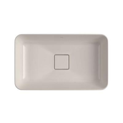 Cuba para Banheiro de Sobrepor Louça Slim Bege Acetinado Retangular 50cm Deca Cuba para Banheiro de Sobrepor Louça Slim Bege Acetinado Retangular 50cm Deca