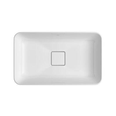 Cuba para Banheiro de Sobrepor Louça Slim Branco Retangular 50cm Deca Cuba para Banheiro de Sobrepor Louça Slim Branco Retangular 50cm Deca