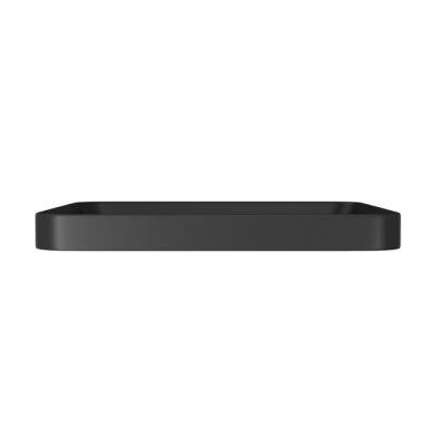 Cuba para Banheiro de Sobrepor Louça Slim Ebano Fosco Quadrada 40cm Deca Cuba para Banheiro de Sobrepor Louça Slim Ebano Fosco Quadrada 40cm Deca