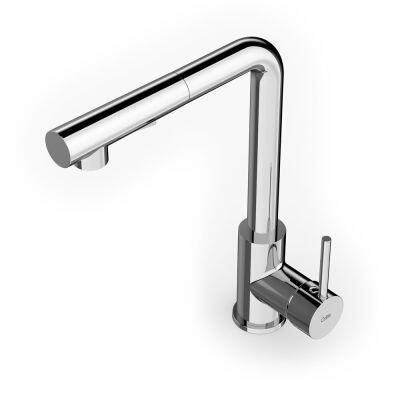 Misturador Monocomando de Mesa para Cozinha Mesa 1/4'' Medio Luxo Cromado 1/4 Volta Celite