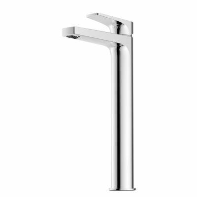 Misturador Monocomando para Lavatório Bica Alta 1/4'' Noronha Cromado 1/4 Volta Celite