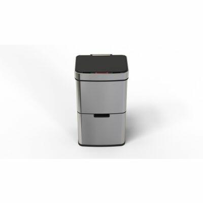 Lixeira Automática 61L Otsu Aço Inox C/3 Casa&Ideia
