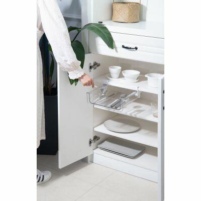 Organizador Transparente Para Gaveta Da Geladeira Bogarim 28,2x28,5cm 8,8l Casa&Ideia