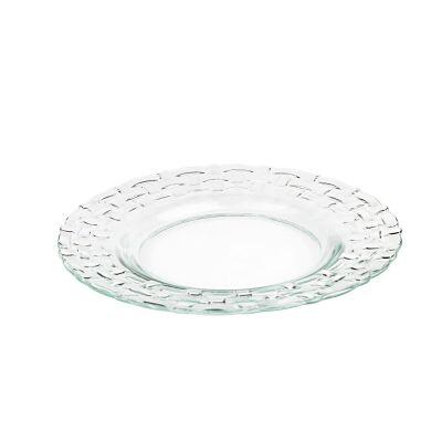 Prato Sobremesa 17,5 Cm Purity Vidro Casa&Ideia
