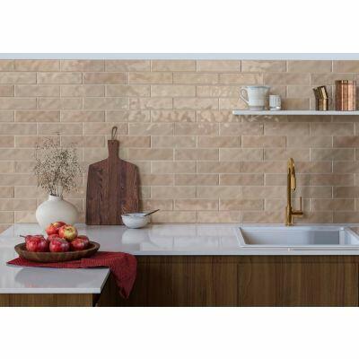 Revestimento Parede Prisma Marfim Bold Brilhante 7x25 Eliane