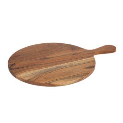 Tabua de Cozinha Tosi 47,5x35x2cm Madeira Natural Redonda Casa&ideia Tabua de Cozinha Tosi 47,5x35x2cm Madeira Natural Redonda Casa&ideia