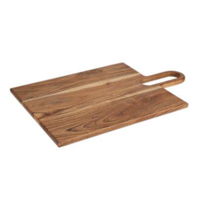 Tabua de Cozinha Nadi 45,5x30x1,5cm Madeira Natural Retangular Casa&ideia