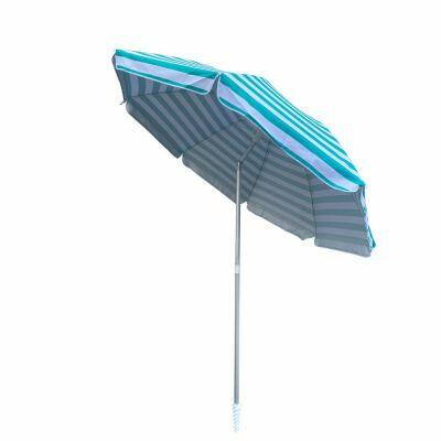 Guarda Sol Alumínio 2,4m El Canelilo Azul Redonda Fascino