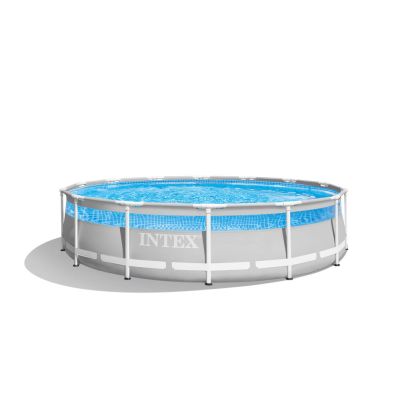 Piscina Armação Metal 12.706l Com Acessórios Cinza Intex Piscina Armação Metal 12.706l Com Acessórios Cinza Intex
