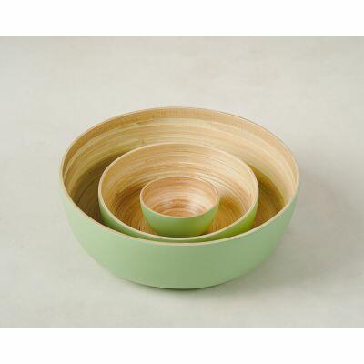 Tigela Bambu Metake Verde Fosco Redondo 20cm Casa&ideia Tigela Bambu Metake Verde Fosco Redondo 20cm Casa&ideia