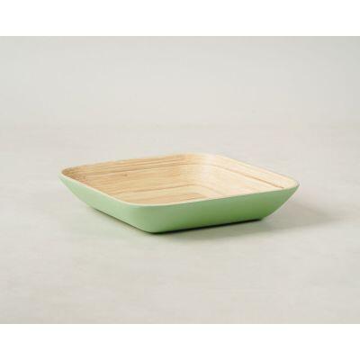 Bandeja Bambu Metake Verde Fosco Quadrada 30x30x5,5 Casa&ideia Bandeja Bambu Metake Verde Fosco Quadrada 30x30x5,5 Casa&ideia