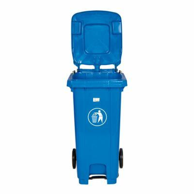 Lixeira Seletiva 120l Azul com Pedal Casa&ideia Lixeira Seletiva 120l Azul com Pedal Casa&ideia
