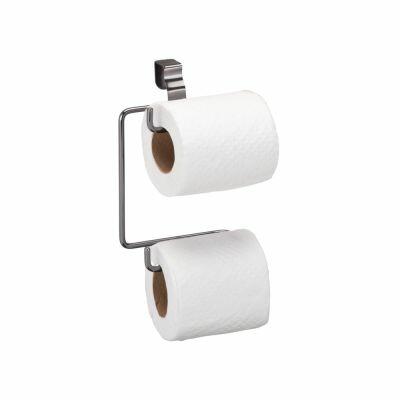 Suporte Papel Higiênico Duplo Grafite Arthi