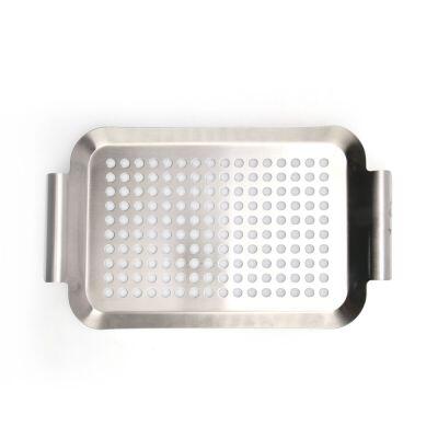 Grelha para Churrasco 33x18,5x2cm Aço Fosco Inox Fascino