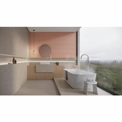 Porcelanato Lithos Sgr Cinza Claro Retificado Natural 87,7X87,7 Portinari