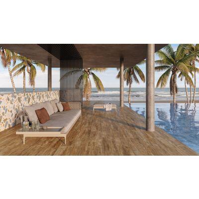 Porcelanato Demeter Brown Retificado Natural 29X117 Ceusa
