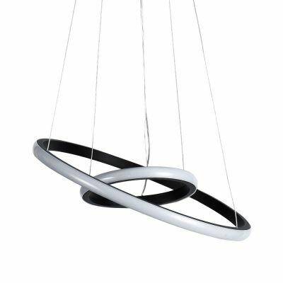 PENDENTE PRETO 3000K 25W . MONTREAL PRETO BIVOLT