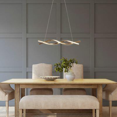 Pendente Metalico 3000k 18w Paris Ouro Escovado Bivolt Taschibra